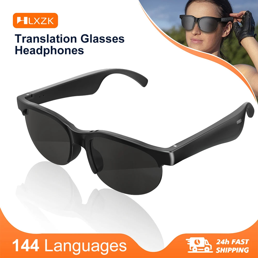 Ai Smart Translation Glasses Headphones 2025